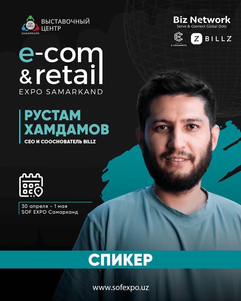 Rustam Khamdamov — CEO and co-founder, Billz