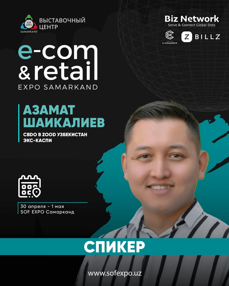 Azamat Shaikaliev — CBDO, Zood Uzbekistan · ex-Caspi